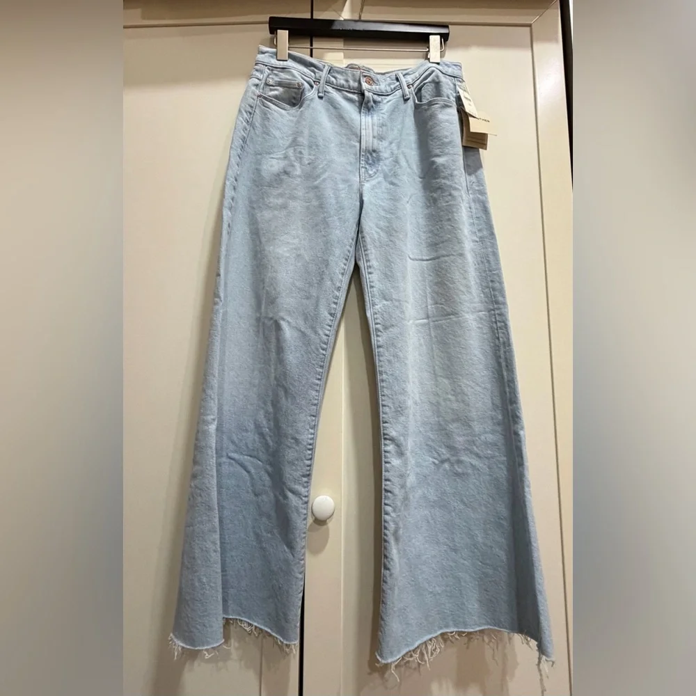MOTHER The Twister Mid-Rise Ankle Fray Jeans - Picture 5 of 7